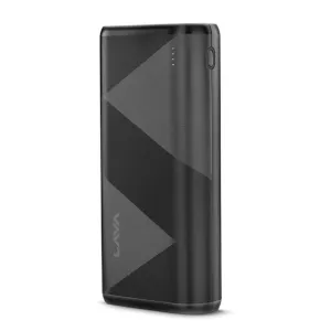 Lava POWERMAX 22.5W Power Bank with Triple Charging Ports (Black)
