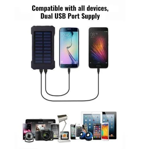 LED Emergency Solar Power Bank