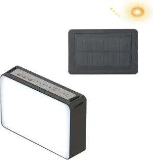 LED Solar Camping Lantern Rechargeable 10000mAh with Electronic Cigarette Lighter，Electric Camping Lanterns 3 Light Modes, for Power Outages, Emergency, Tent, Outdoor