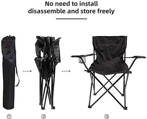 Lightweight Aluminum Folding Chair Compact Camping Chair