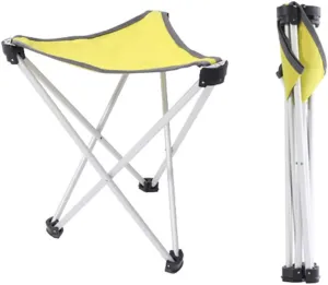 Lightweight and Lightweight Folding Chair Outdoor Camping Folding Stool 1680D Oxford Cloth 7050 Aviation Aluminum with Storage Bag