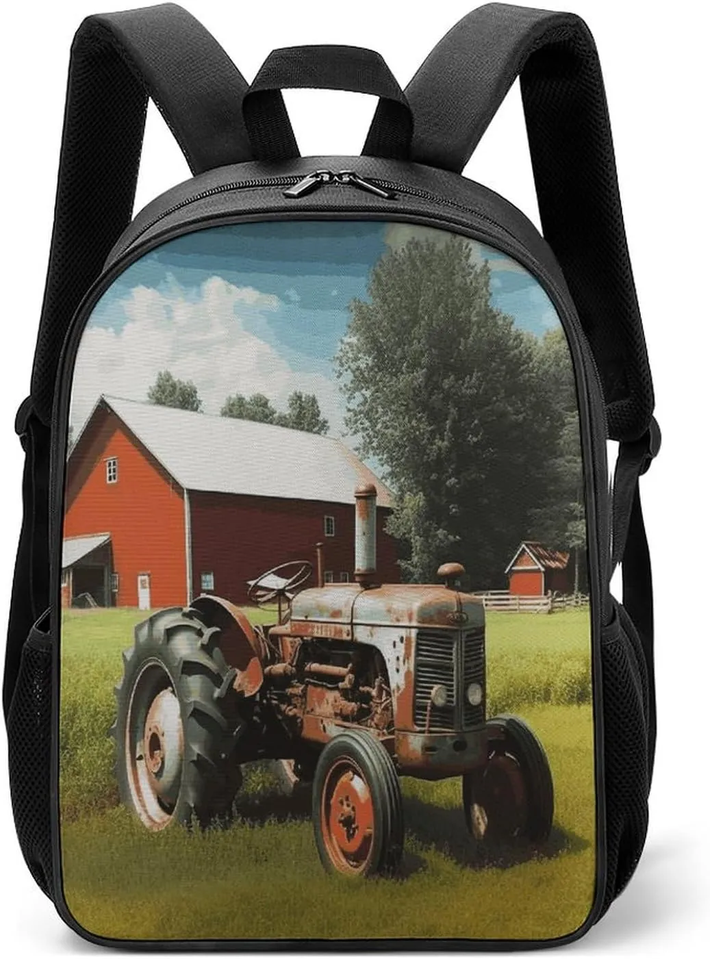 Lightweight Backpacks Cute Travel Bag Durable Company Farm Tractor Printing Small Travel Backpack For Women & Men