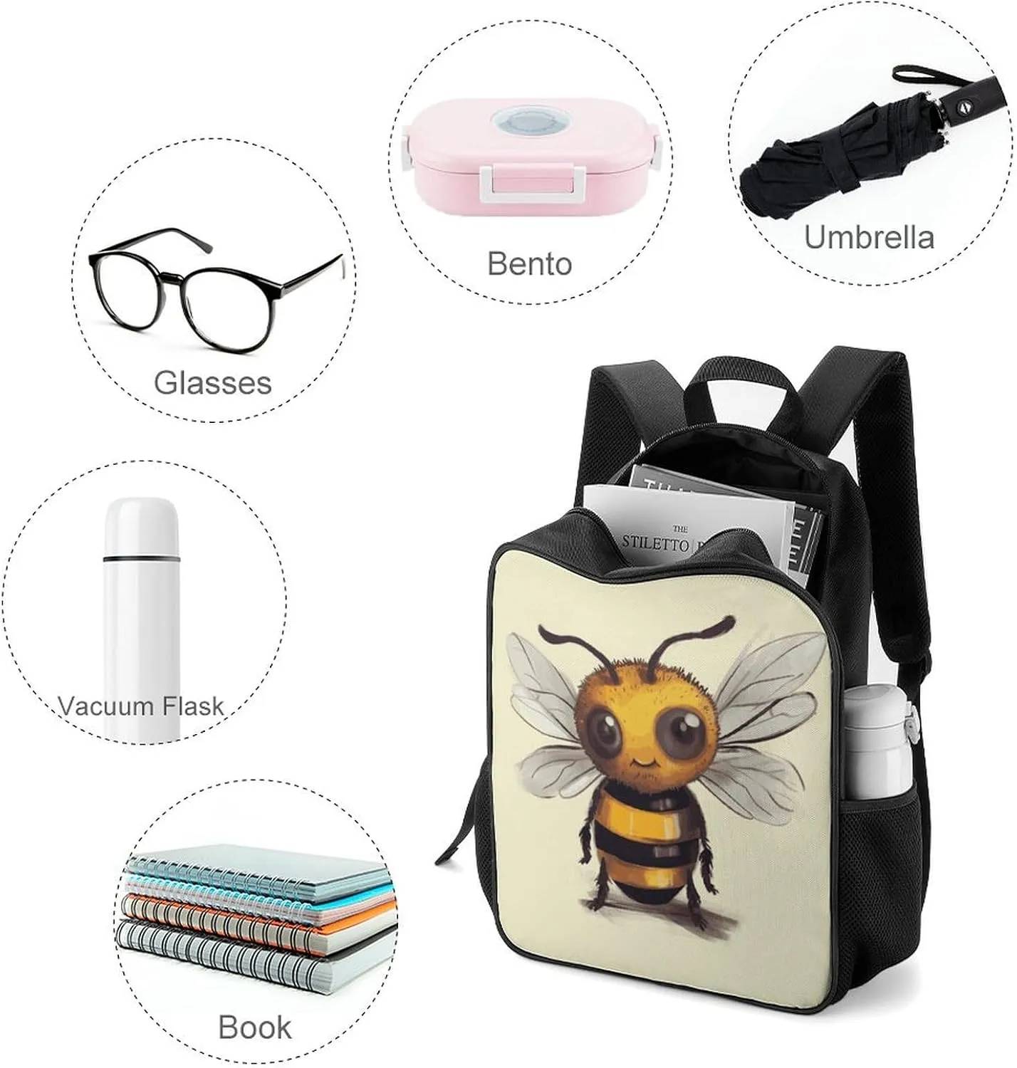 Lightweight Backpacks Cute Travel Bag Durable Cute Animal Printing Small Travel Backpack For Women & Men
