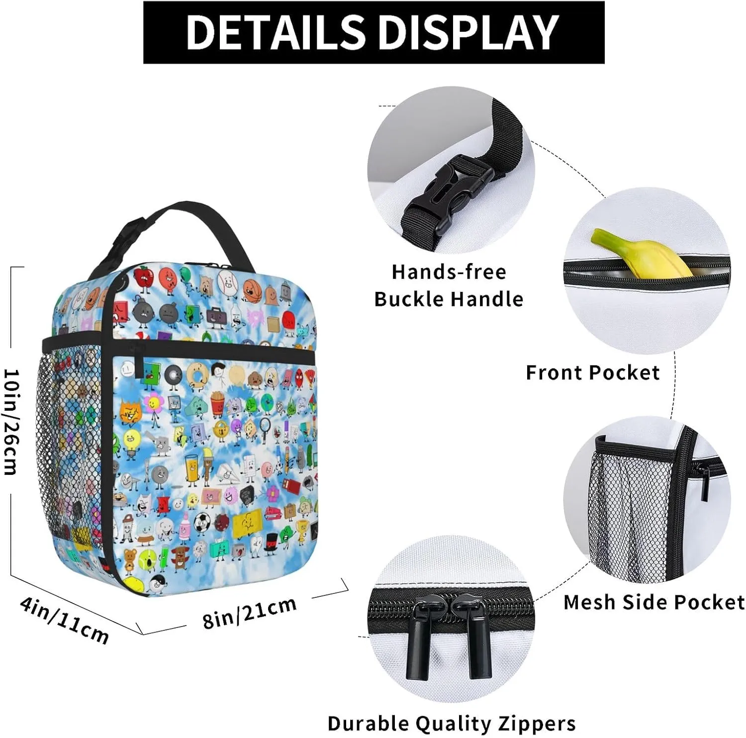 Lightweight Hiking Daypacks Backpack With Lunch Box Sets Adjustable Shoulder Straps