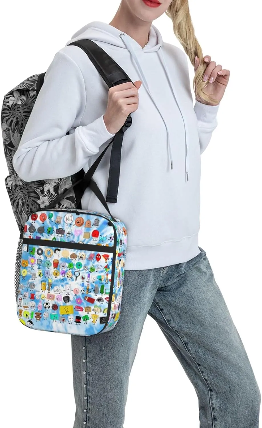 Lightweight Hiking Daypacks Backpack With Lunch Box Sets Adjustable Shoulder Straps
