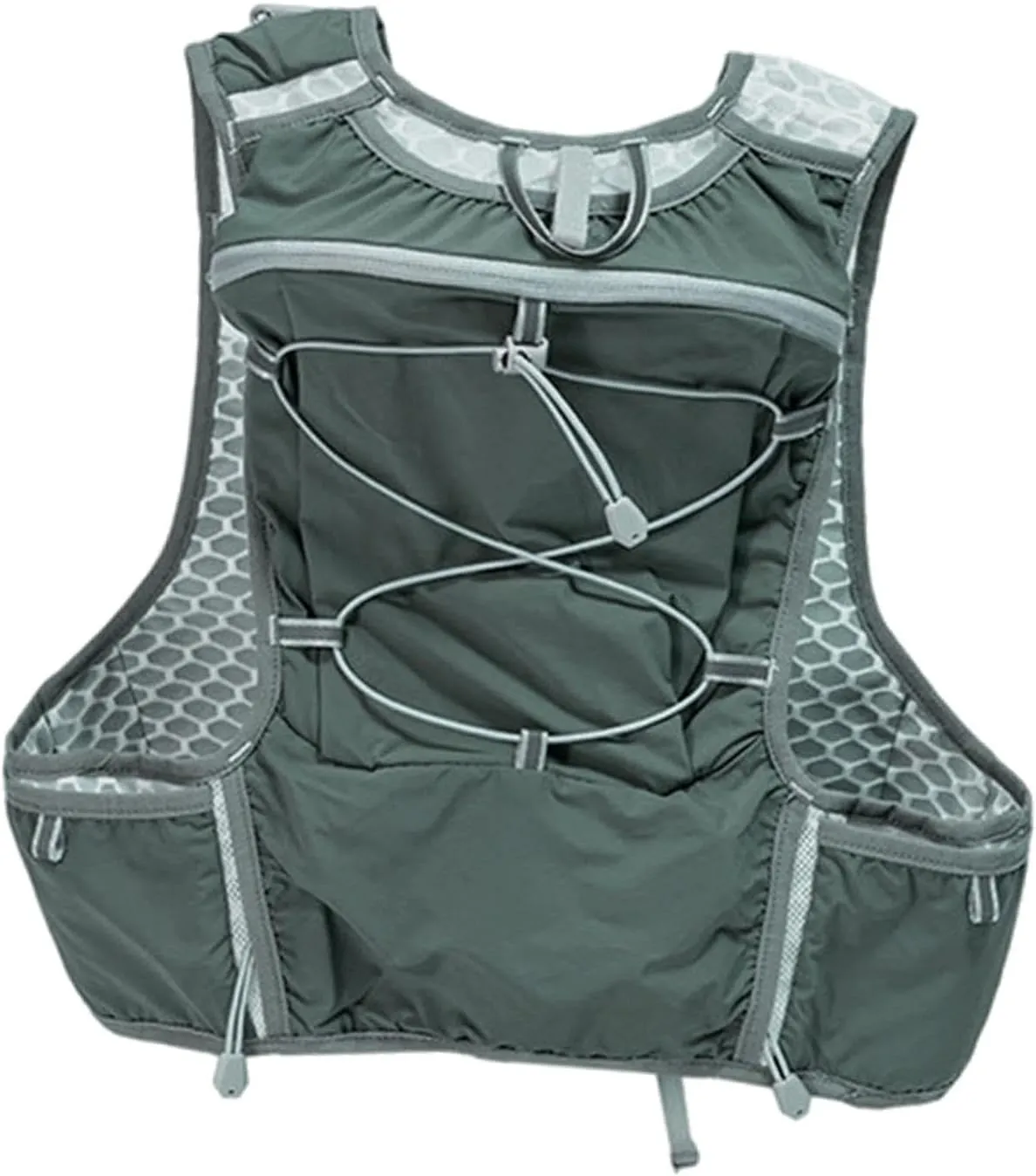 Lightweight Hydration Backpack Water Pack Sport Bag Adjustable Reflective Daypack Rucksack for Cycling Climbing Trail Biking