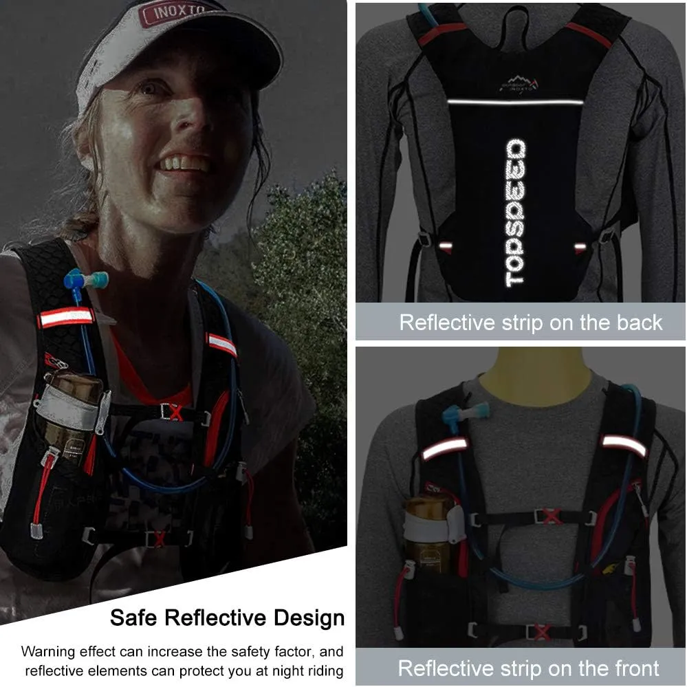 Lightweight Hydration Vest Backpack, 5L 250g Running Hydration Backpack for Outdoor Hiking Cycling Camping Climbing