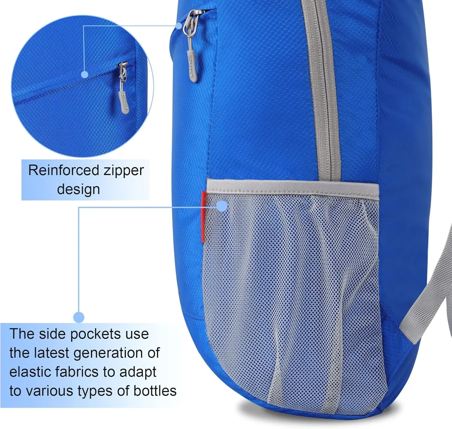 Lightweight Packable Backpack 20L, Foldable Backpacks Small Daypack for Hiking Water Resistant Day Bag for Travel