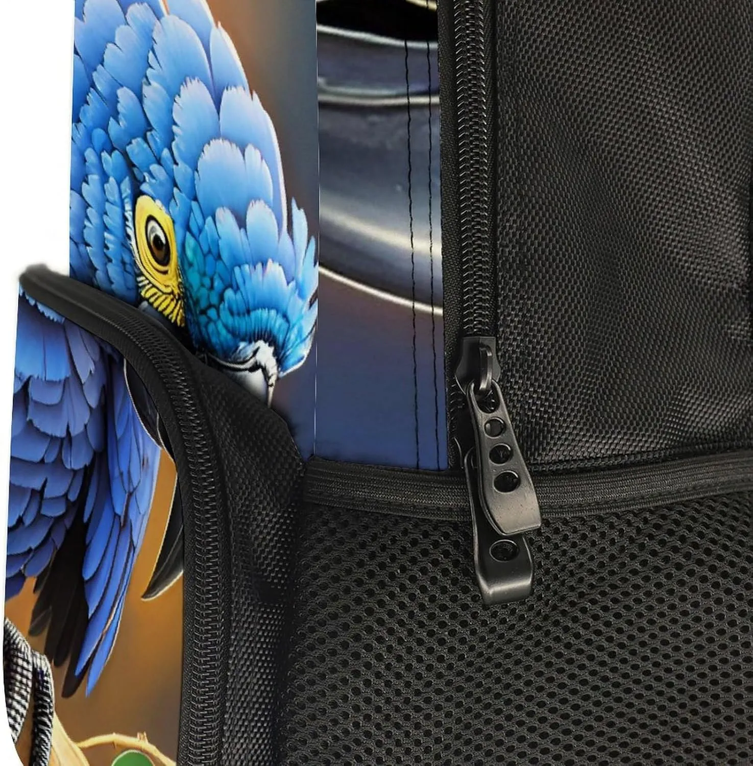 Lightweight Rucksacks for Camping Picnic Walking Cycling - Large Capacity Multipurpose Anti-Theft Carry On Bag, Hyacinth Macaw Art Travel Hiking & Camping Rucksack
