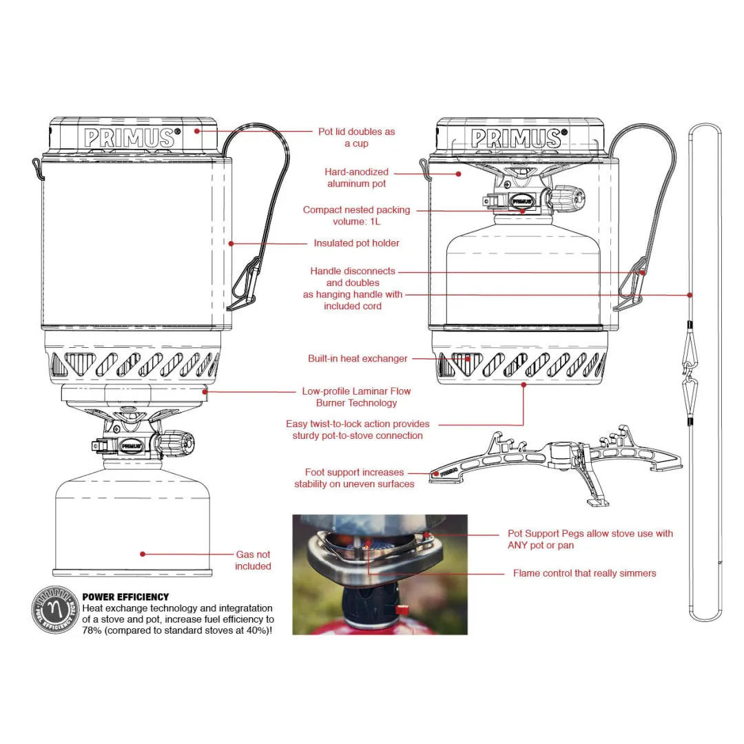 Lite Plus Backpacking Stove System