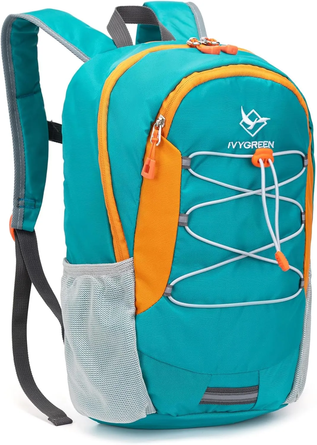 Little Kids Hiking Backpack for Boys or Girls, Small Daypack for Camping or Travel (Teal blue, Small)