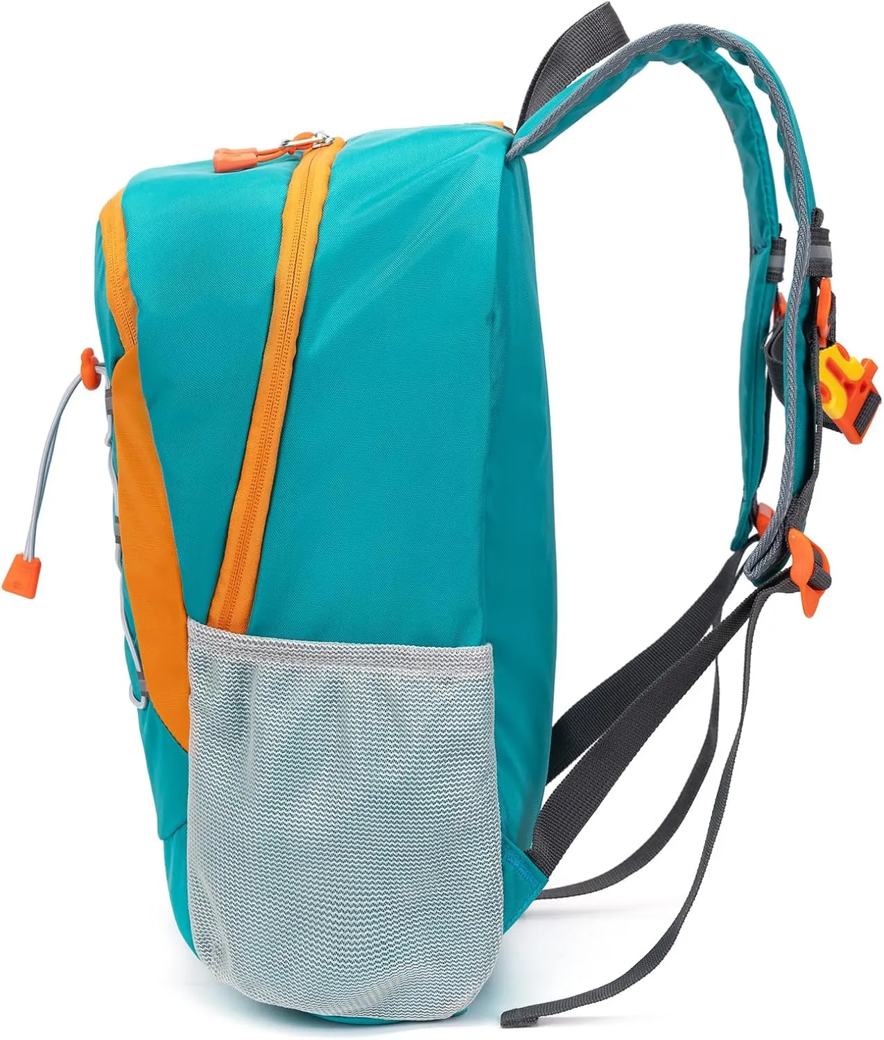 Little Kids Hiking Backpack for Boys or Girls, Small Daypack for Camping or Travel (Teal blue, Small)