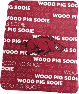 Logo Brands NCAA Classic Fleece Throw Blanket -50” x 60” Ultra-Soft Game Day Blanket with Bold Team Colors & Logo – Cozy College Team Bedding for Fans & Alumni