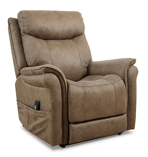Lorreze Driftwood Power Lift Recliner