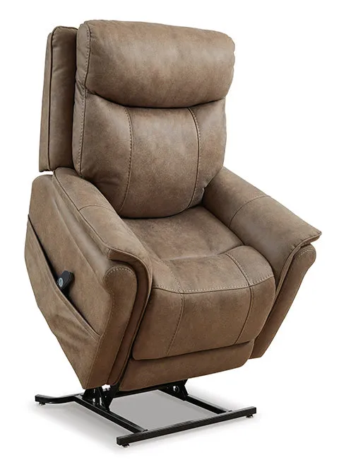 Lorreze Driftwood Power Lift Recliner