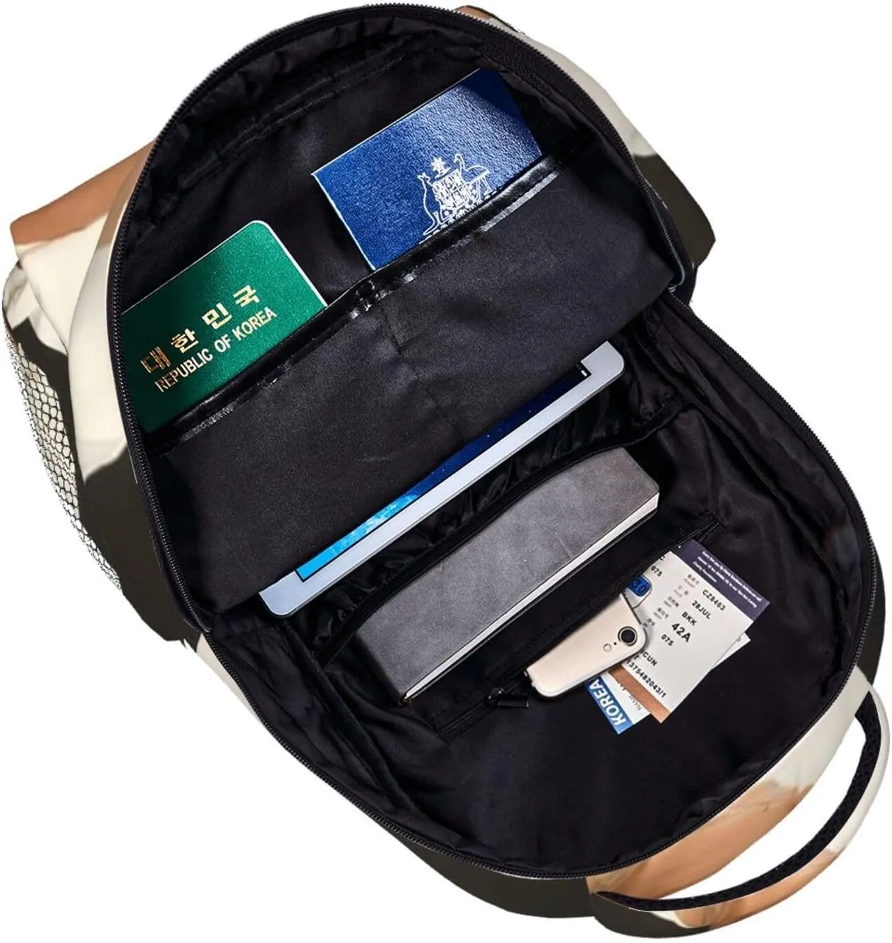 M-ichael Cimino Casual Student Backpack With Adjustable Shoulder Straps And Cushioned Back For Comfort Black