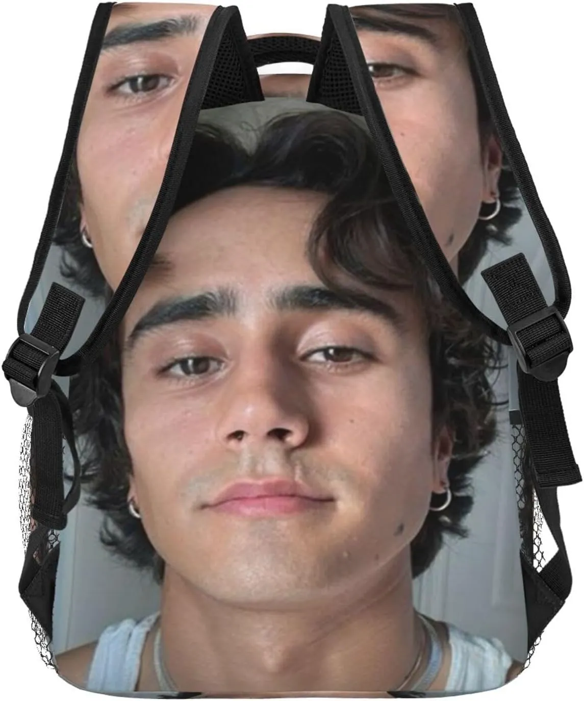 M-ichael Cimino Casual Student Backpack With Adjustable Shoulder Straps And Cushioned Back For Comfort Black