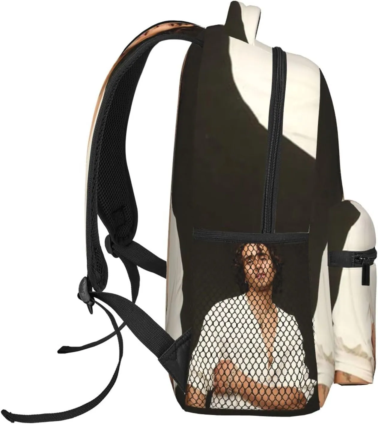 M-ichael Cimino Casual Student Backpack With Adjustable Shoulder Straps And Cushioned Back For Comfort Black