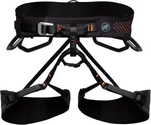 Mammut Comfort Fast Adjust Climbing Harness - Men's Black/Safety Orange Large