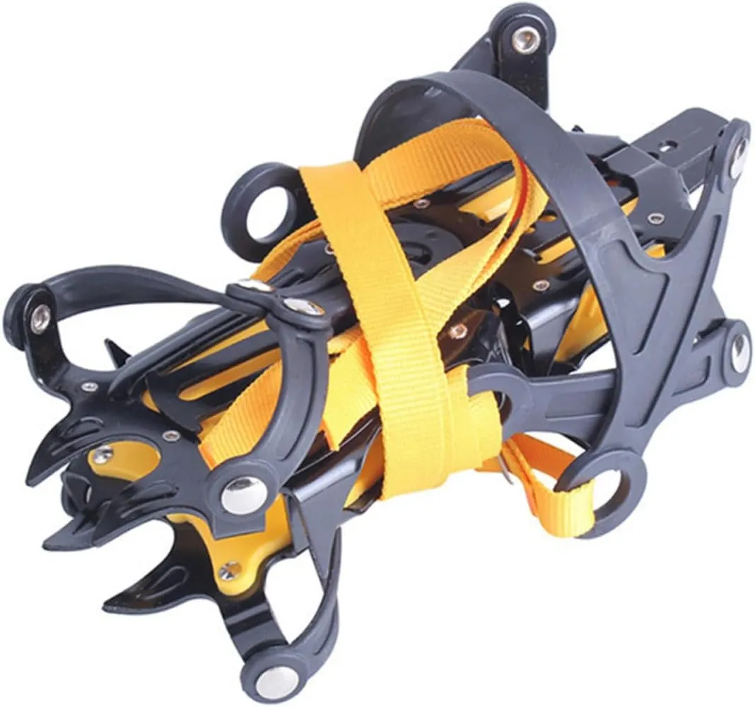 Manganese Steel Spikes Ice Traction Cleats for Snow Shoes Climbing Crampons Excellent Grip