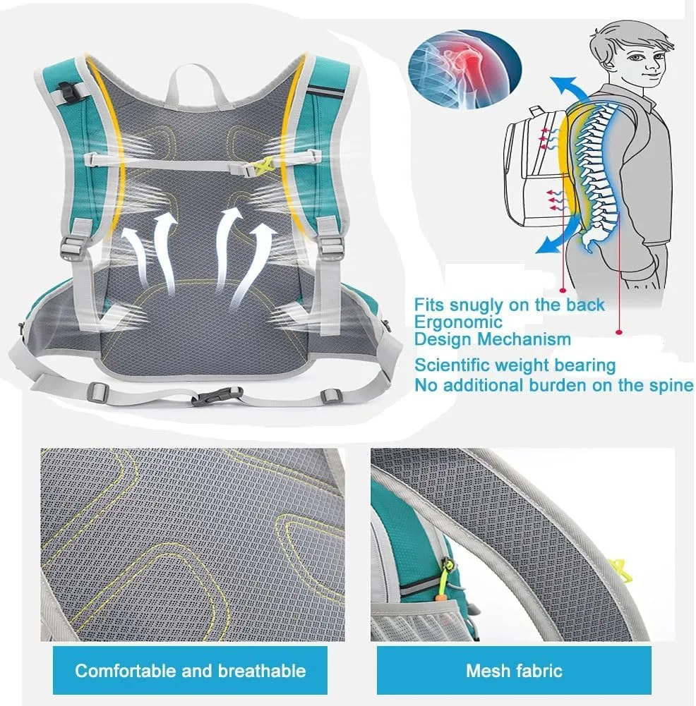 Marathon Running Vest,hydration Packs for Runners,Ergonomic Hydration Backpack with Adjustable Shoulder Straps