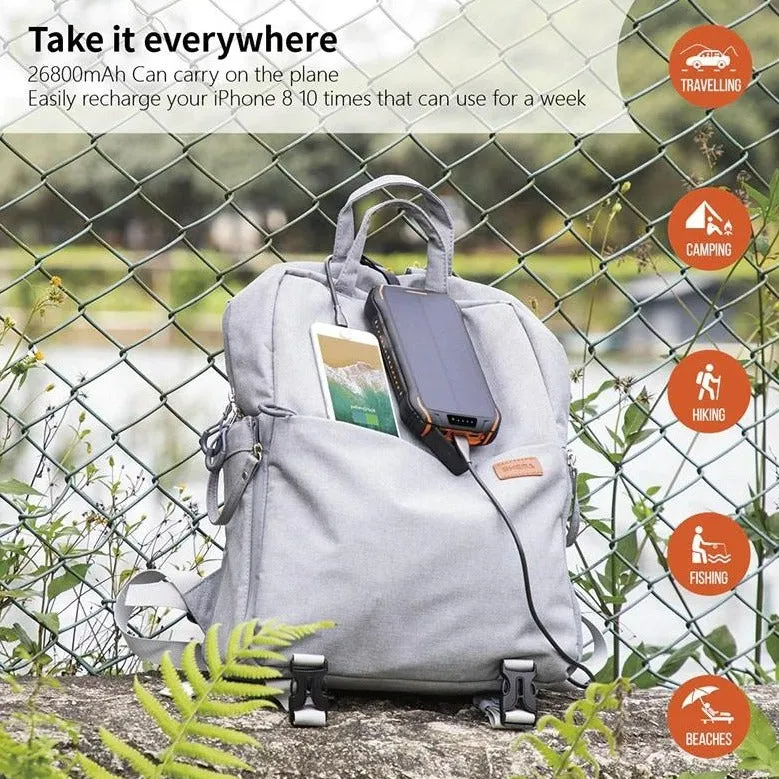MARENGO - 26 800mAh Solar Power Bank