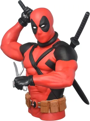 Marvel New Deadpool Bust Bank Action Figure