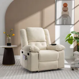 Massage Recliner Power Lift Chair With Adjustable Massage And Heating Function