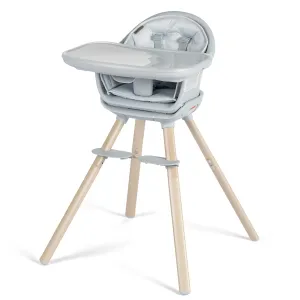 Maxi-Cosi Moa 8-in-1 High Chairs for Babies and Toddlers, Machine Washable Infant High Chair, Compact, Convertible High Chair Lightweight Design, Classic Slate
