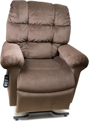 MaxiComfort Series Golden Technologies Cloud with Twilight Positioning PR515 MLA Dual Motor Lift Chair Zero Gravity Recliner - Hazelnut Fabric