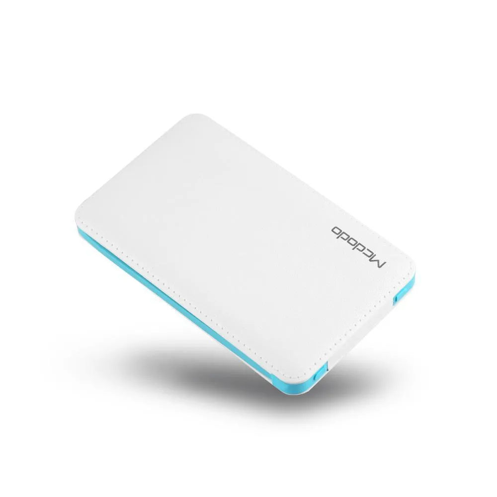 McDodo 5000 mAh Power Bank with Lightning and Micro Cable