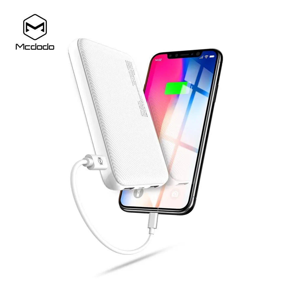 Mcdodo QC3.0 Power Bank with Dual USB Ports, with type-c and micro usb jack