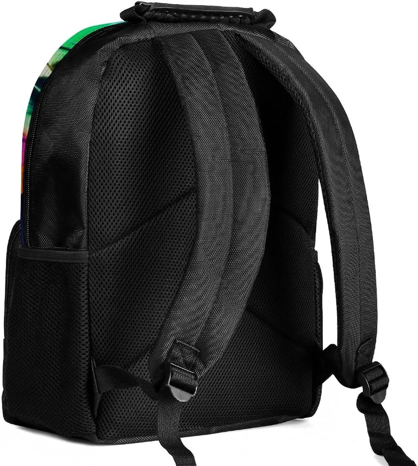 Men Women Lightweight Colorful Abstract King Of The Tiger Watercolor Art Backpack Large Capacity Bookbag With Smooth Zippers for Gym Business Running
