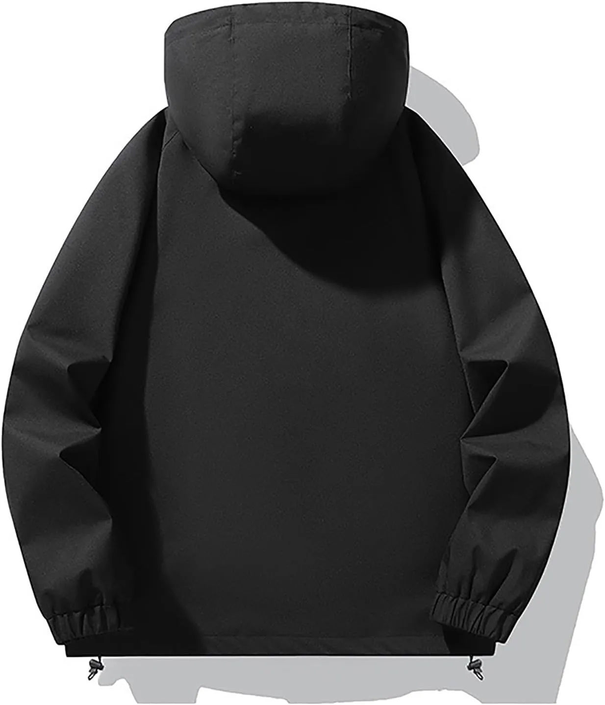 Men's Waterproof Lightweight Rain Jacket Breathable Active Outdoor Hiking Hooded Raincoat Casual Windbreaker Jackets