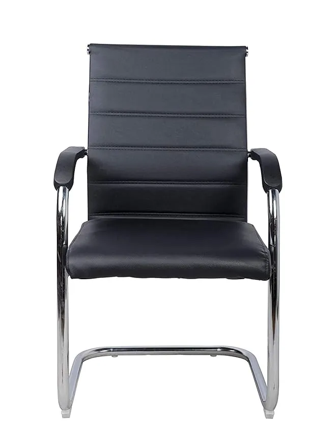 Mid Back Office Executive Visitor Chair, Black