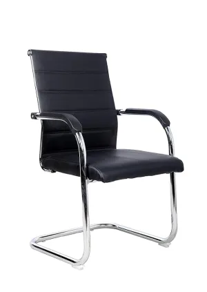Mid Back Office Executive Visitor Chair, Black