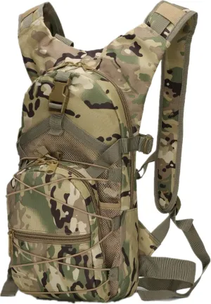 Military Tactical Backpack, 15L Outdoor Travel MOLLE Army daypack Bag for Climbing Trekking Hiking Running Cycling Biking Sports