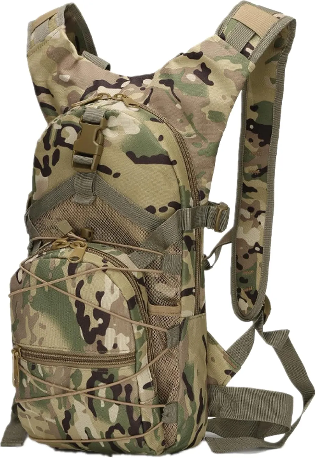Military Tactical Backpack, 15L Outdoor Travel MOLLE Army daypack Bag for Climbing Trekking Hiking Running Cycling Biking Sports
