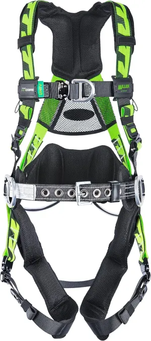 Miller by Honeywell AAT-QCBCUG Aircore Tower Climbing Harness with Aluminum Hardware