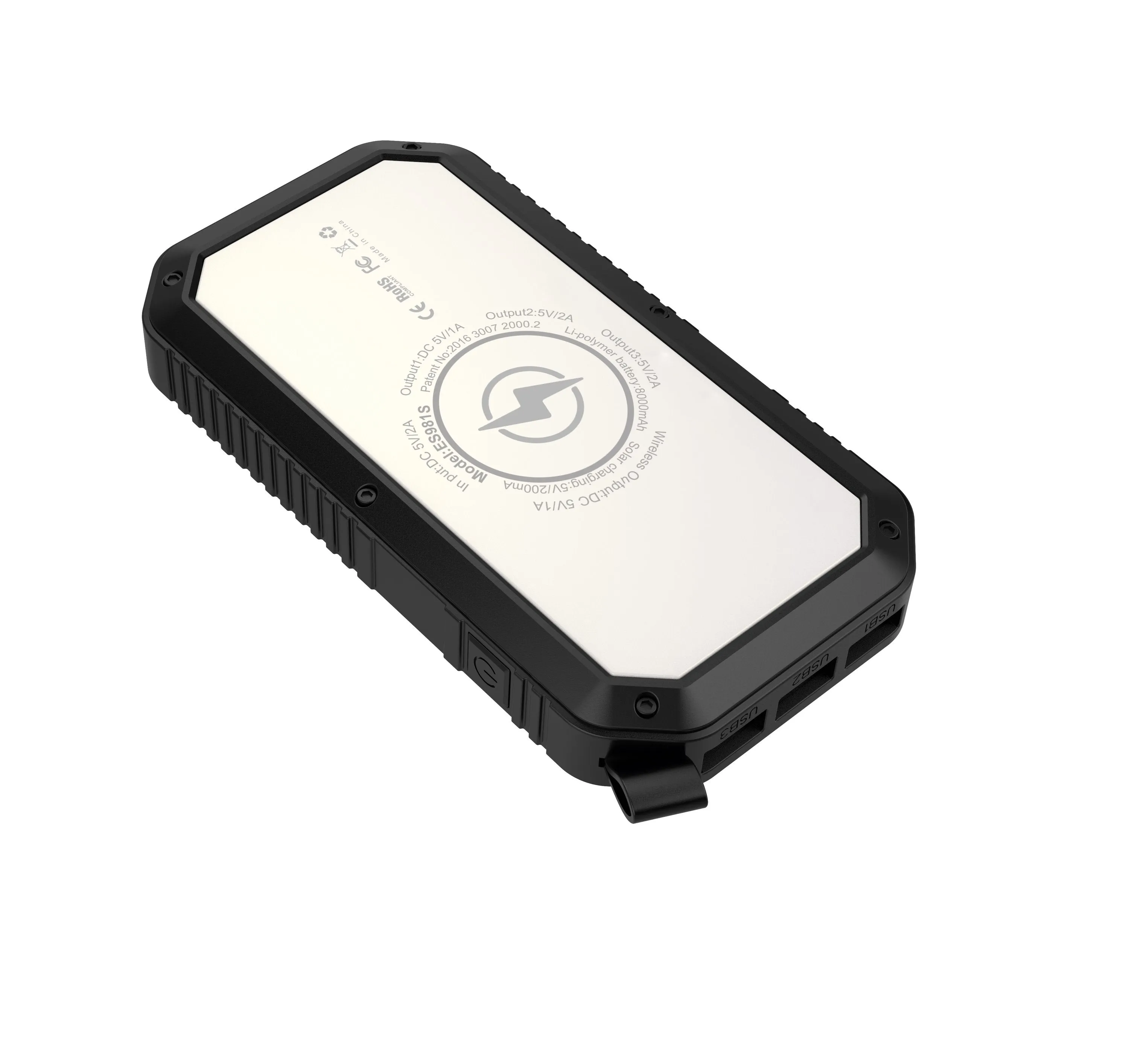 Mini Solar Powered Wireless Phone Charger