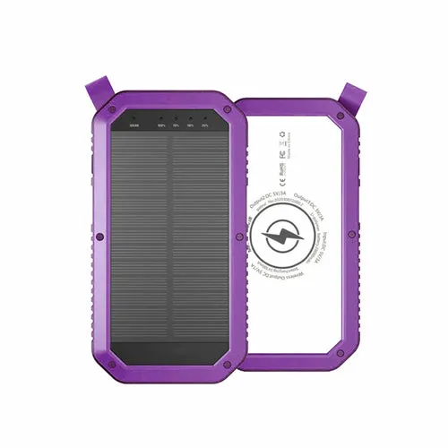 Mini Solar Powered Wireless Phone Charger
