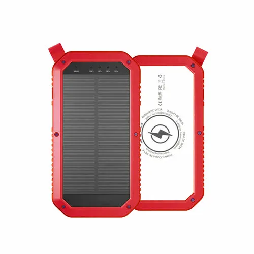 Mini Solar Powered Wireless Phone Charger