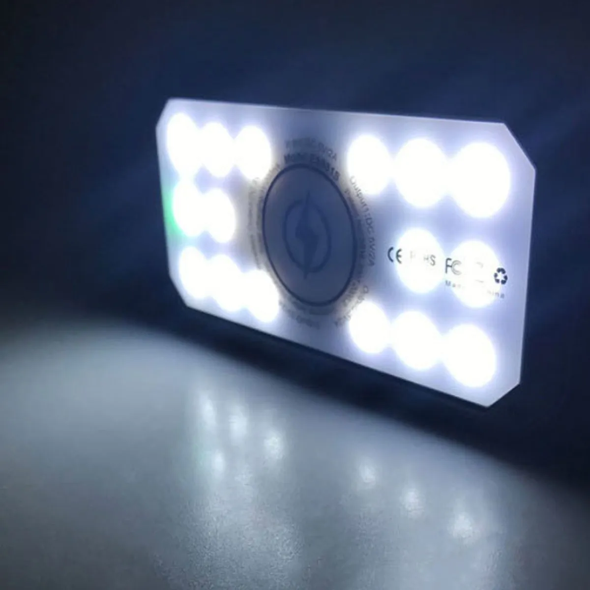 Mini Solar Powered Wireless Phone Charger