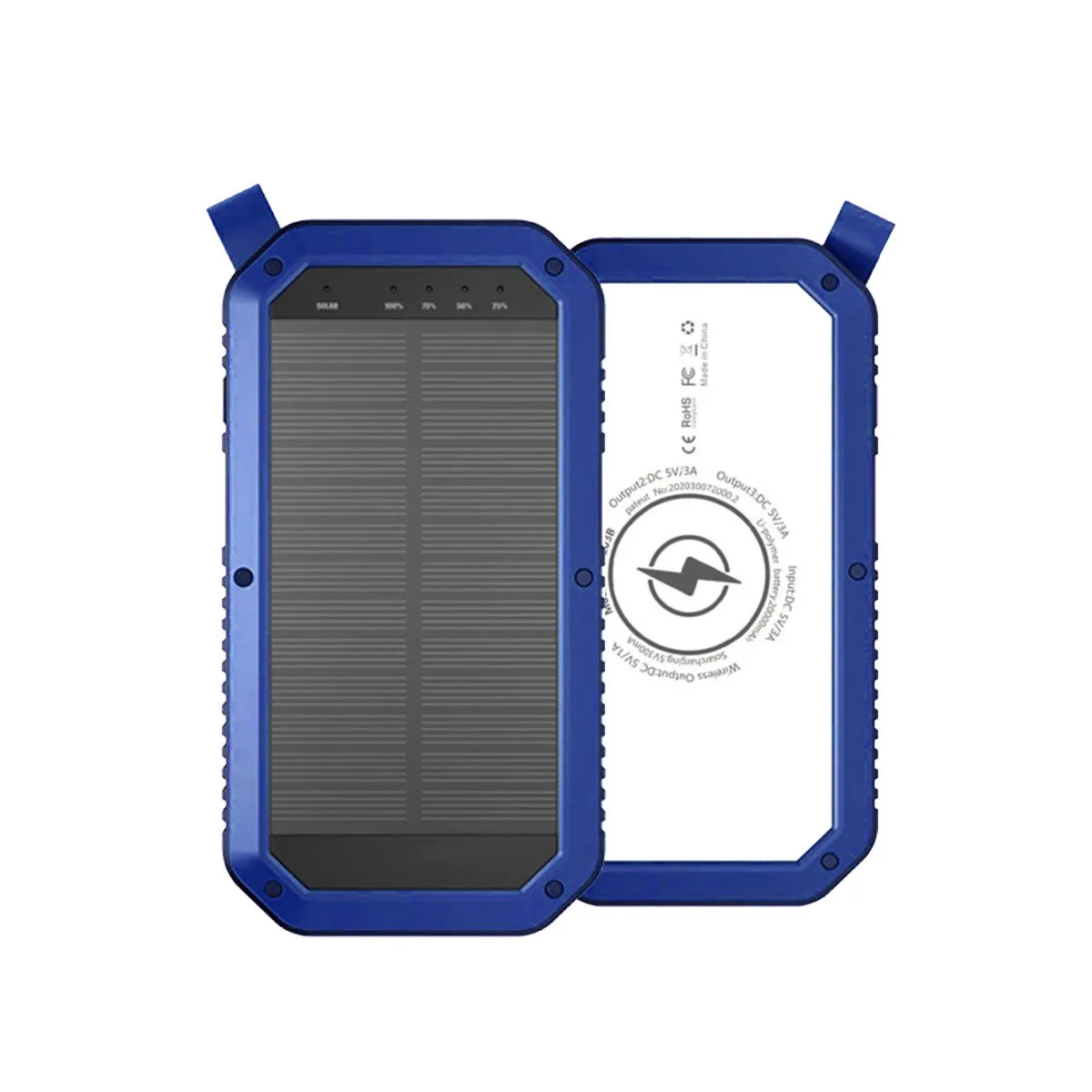 Mini Solar Powered Wireless Phone Charger