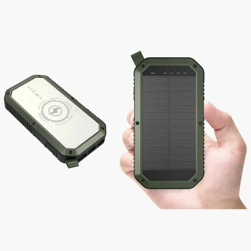 Mini Solar Powered Wireless Phone Charger