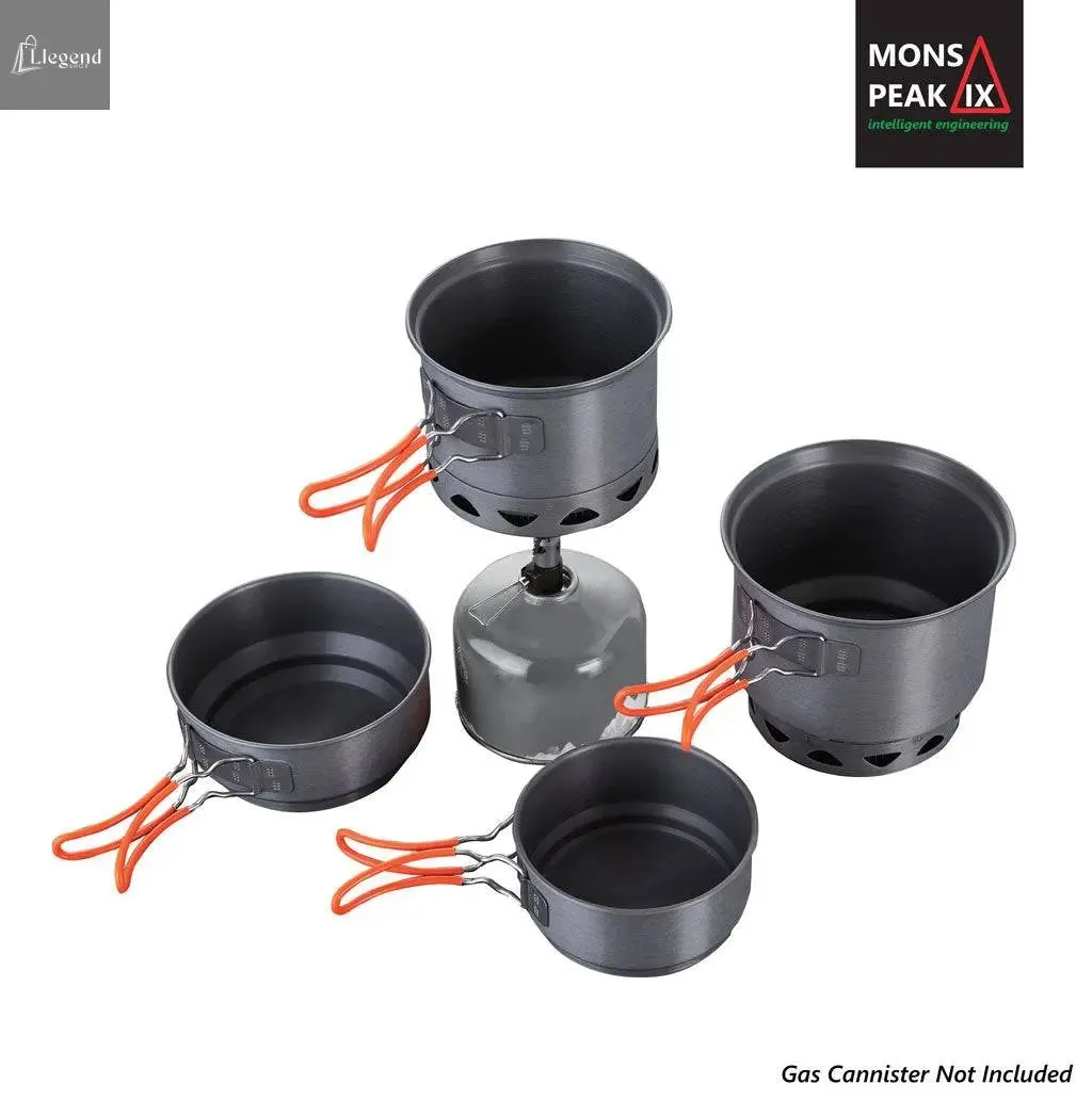Mons Peak IX Trail 123 HE UL Cook Set with Stove