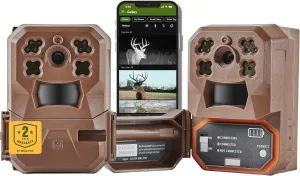 Moultrie Edge Cellular Trail Camera - Nationwide 4G LTE - HD Video-Audio - Built in Memory - Cloud Storage