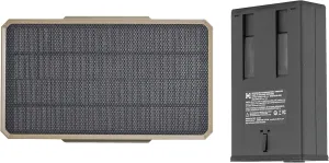 Moultrie - Solar Panel Power Pack - 3.4W - Gen 2 Solar Panel with Battery for Trail Cameras - 7.2v, 3350mAh