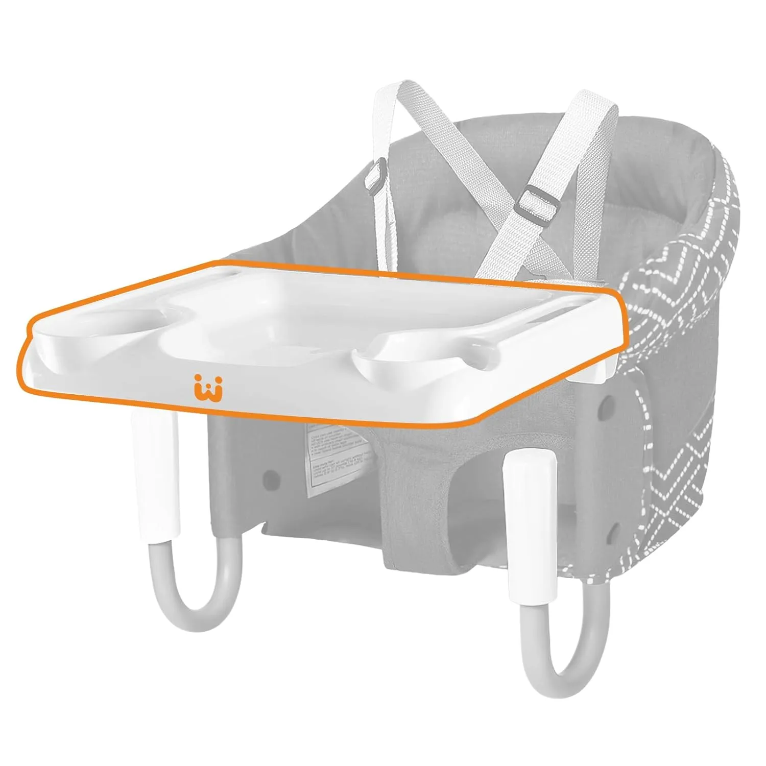 MTWML Replacement Dining Tray Only fits MTWML Hook On High Chair Original Machine Washable (Single Tray)