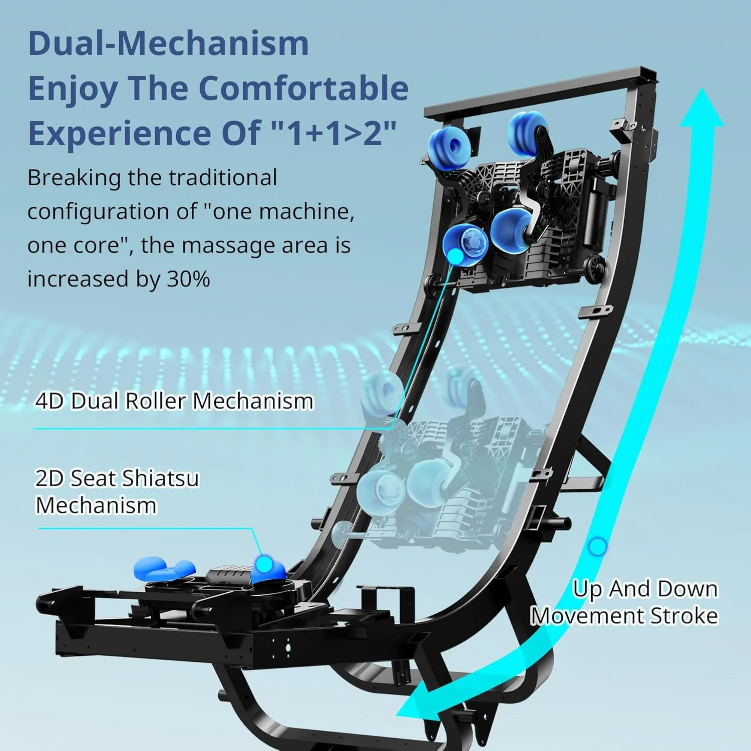 MYNTA 2025 4D Massage Chair for Full Body, Zero Gravity Recliner with 4D 2D Dual Mechanism, Waist & Shawl Heating with Extended SL-Track, Foot & Calf Massager, Music Sync with Hi-Fi Bluetooth Speaker